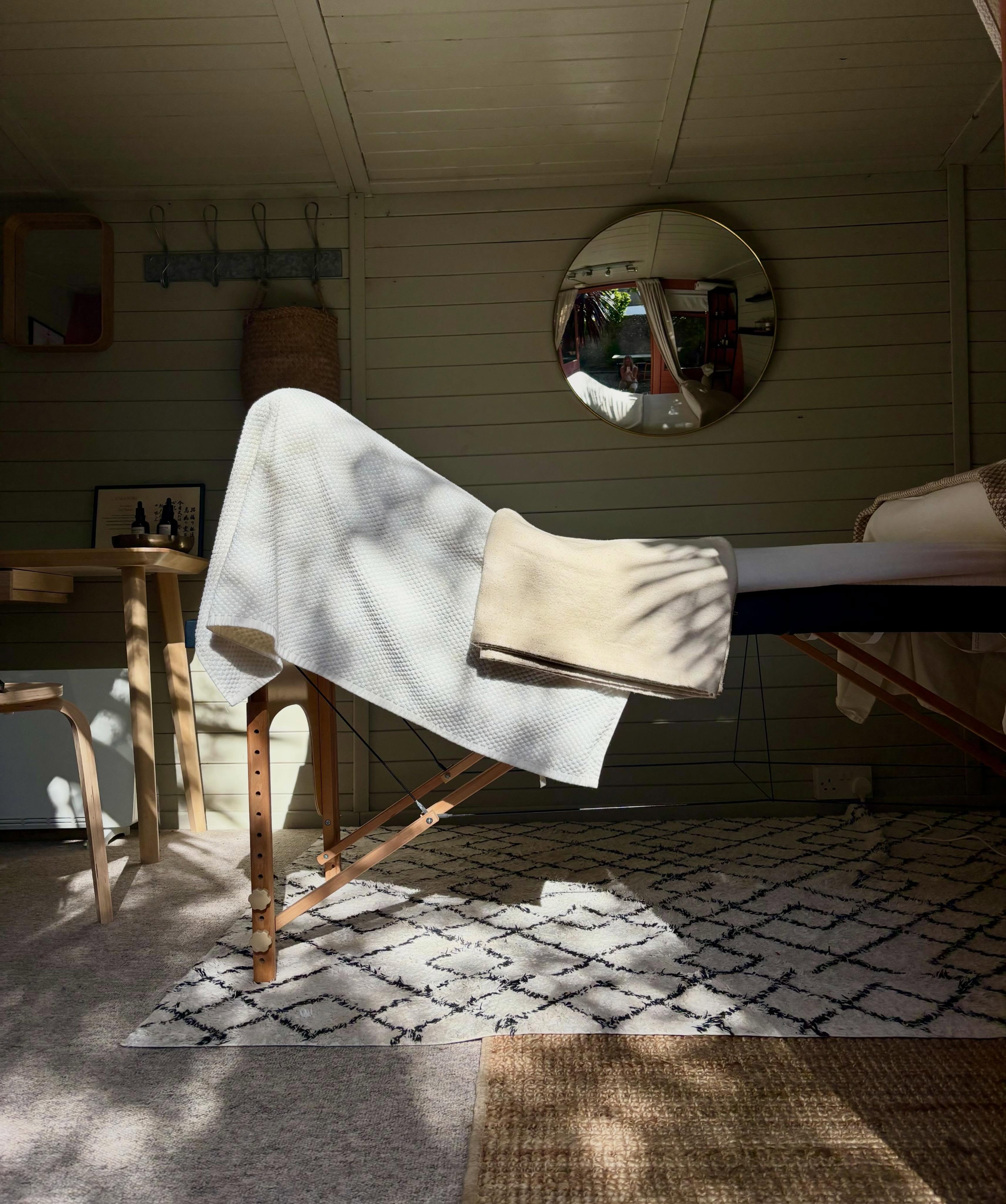 The Face Woman treatment cabin in Kemptown, Brighton